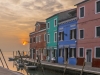 Burano Sonnenuntergang